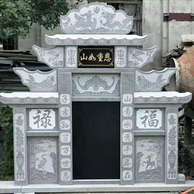 厂家批发墓碑中国黑碑面碑心