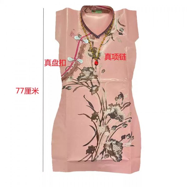 纸衣服女士裙子旗袍图3