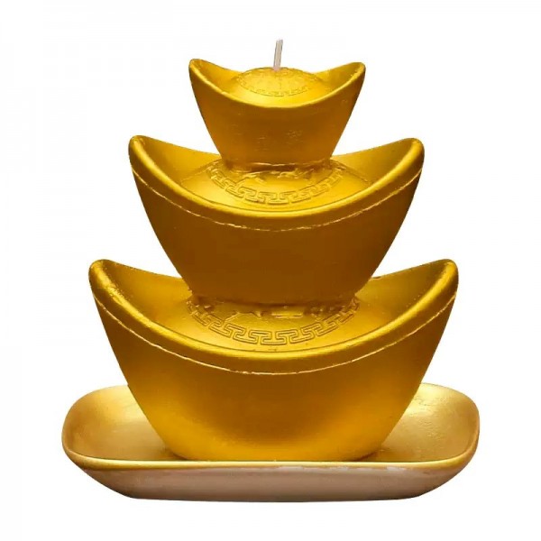 金元宝荷花蜡烛元宝灯图2